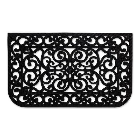 DII® Scroll Pin Rubber Doormat
